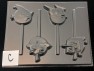 454sp Mad Space Birds Chocolate Candy Lollipop Mold FACTORY SECOND